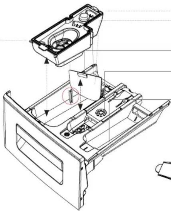 VOX WM1272Y - CHAPTER -4: INTRODUCTION OF CONTROL PANEL (DETERGENT DRAWER) - 2