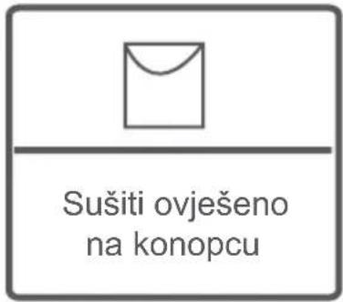 Sušiti ovješeno na konopcu