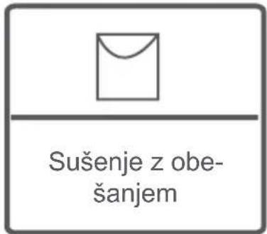 Sušenje z obe- šanjem