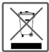 Prohibition sign with crossed-out trash bin and prohibition symbol