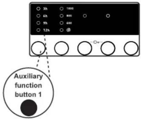 3h 6h 9h 12h 1000 800 400 # - Auxiliary function button 1