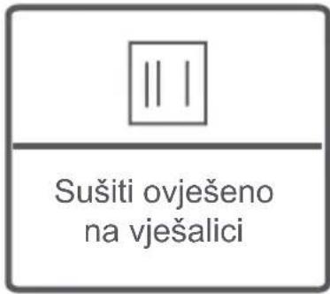 Sušiti ovješeno na vješalici