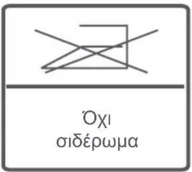 Όχι σιδέρωμα