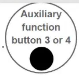 Auxiliary function button 3 or 4
