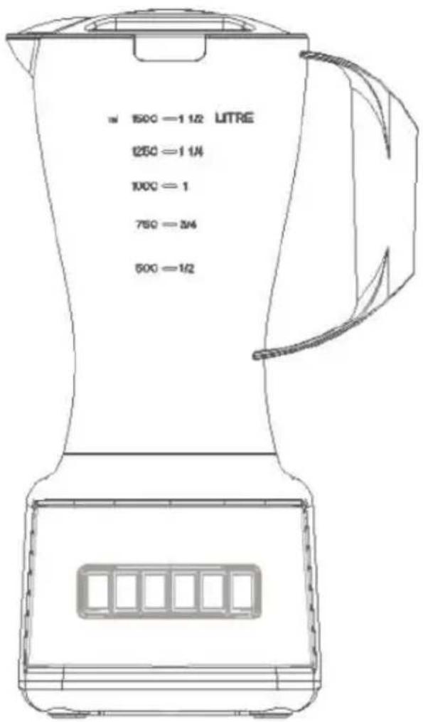 1500 —1 1/2 LITRE 1250 —1 1/4 1000 — 1 750 — 3/4 500 —1/2
