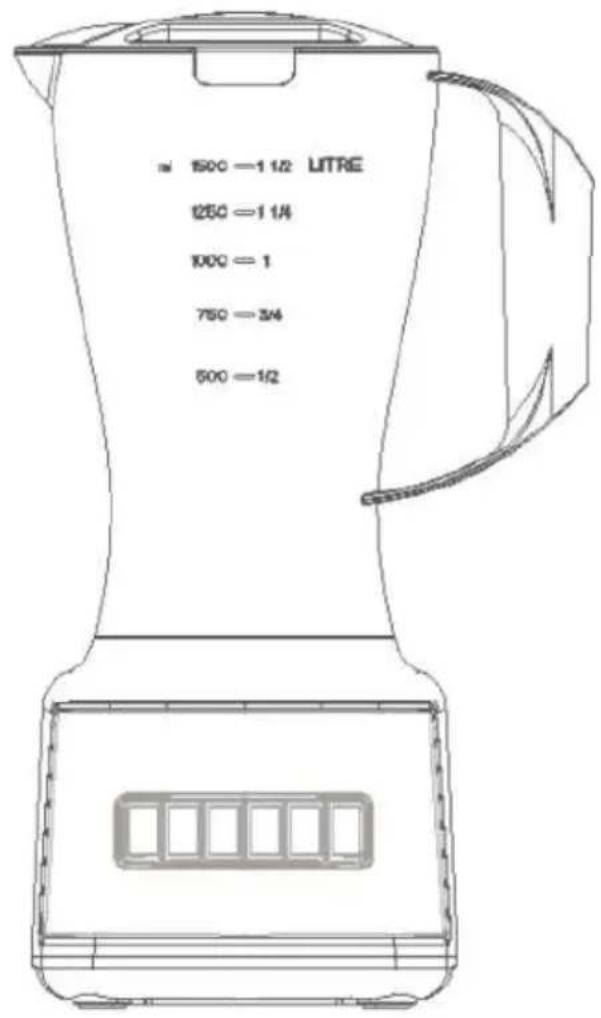 150°C = 1 1/2 LITRE 125°C = 1 1/4 100°C = 1 75°C = 3/4 500°C = 1/2