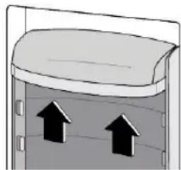VOX SBS6025IX - Positioning the door balconies - 1