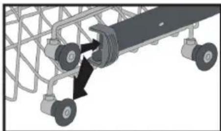 VOX LC2145IX - Top basket height adjustment - 2