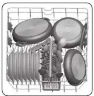 VOX LC12A15BIX - Alternative basket loads Lower basket - 1