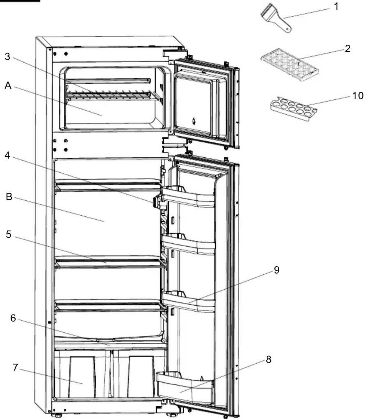 VOX IKG2600 - DEL ELI HLADILNIKA - 1