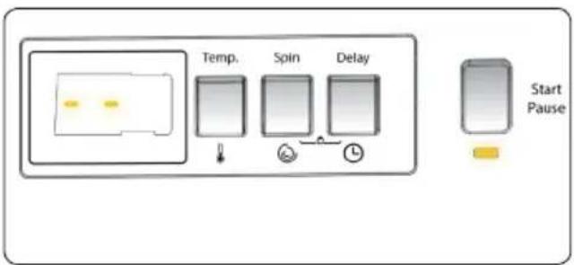 Temp. Spin Delay Start Pause