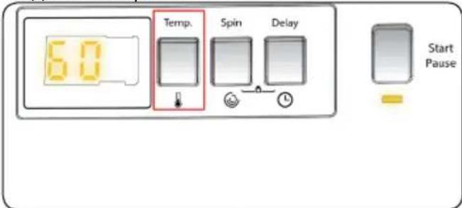 50 Temp. Spin Delay Start Pause