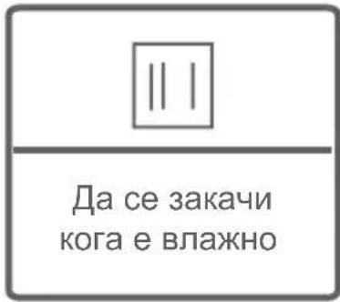 Да се закачи кога е влажно