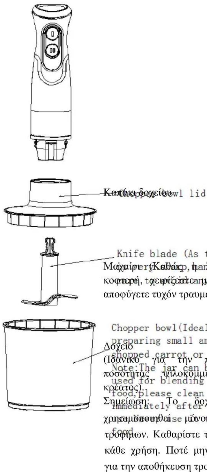 VOX MS5008 - Γνωρίστε το μπλέντερ σας (κατάλληλο για φρούτα και λαχανικά) - 2