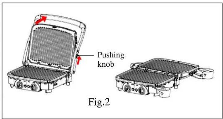 Pushing knob Fig.2