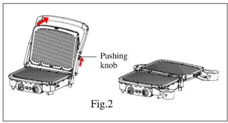 Pushing knob Fig.2