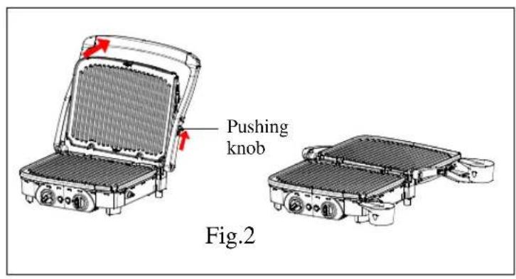 Pushing knob Fig.2