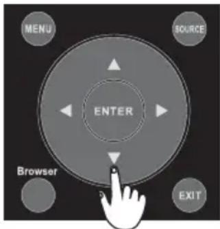 MENU SOURCE ENTER Browser EXIT