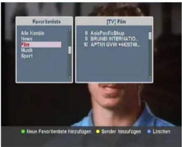 TOPFIELD TF 7710 HSCI - Favoritensender ansehen - 1
