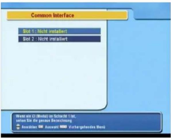 TOPFIELD TF 6060 CI - Was ist ein Common Interface (Gemeinsame Schnittstelle)? - 2