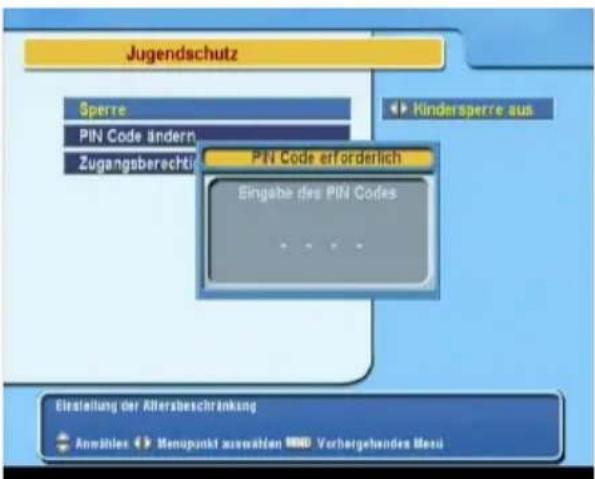 TOPFIELD TF 6060 CI - Jugendschutz - 1