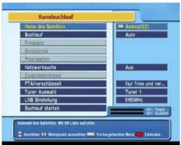 TOPFIELD TF 6060 CI - Suche von Sendern - 1