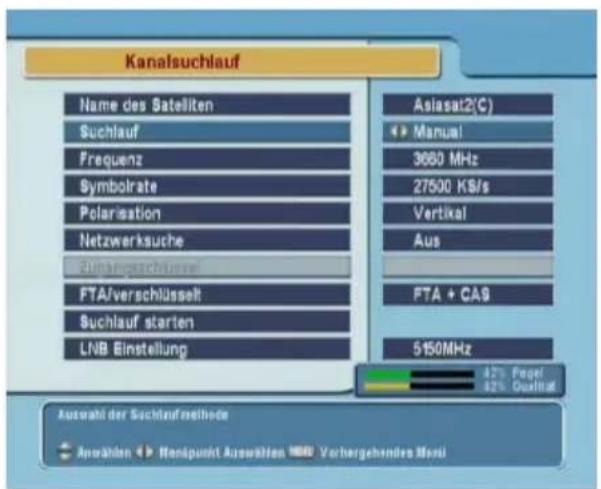 TOPFIELD TF 5400PVR - Suche von Sendern - 1