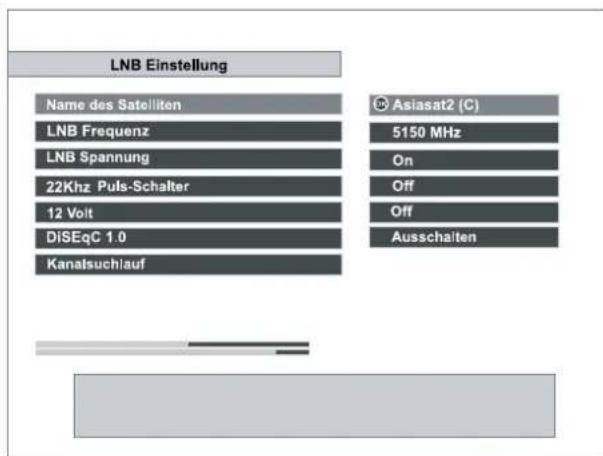 TOPFIELD TF 3000 FEi - VI-1. LNB-Einstellung - 1