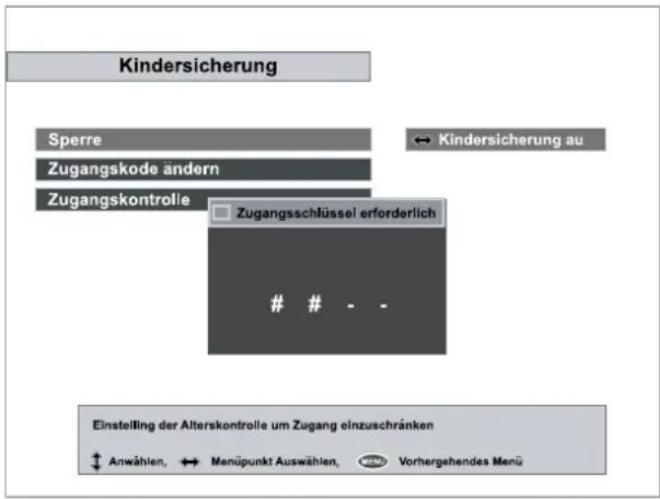 TOPFIELD TF 3000 FEi - I-2. Kindersicherung - 1