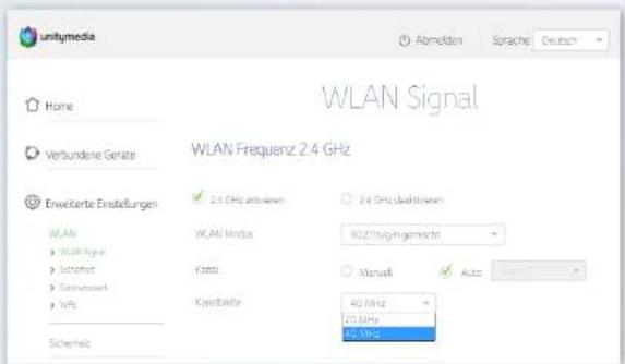 Unitymedia Connect Box - Wissenswertes zum WLAN - 6