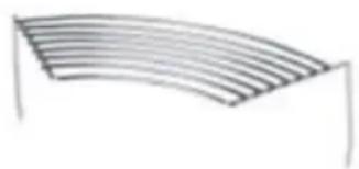 tepro Pensacola 1116 - Warmhalterost ∅ 47 cm, 2er-Set - 1