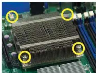 Supermicro X8DAH+ - Installing a CPU Heatsink - 4