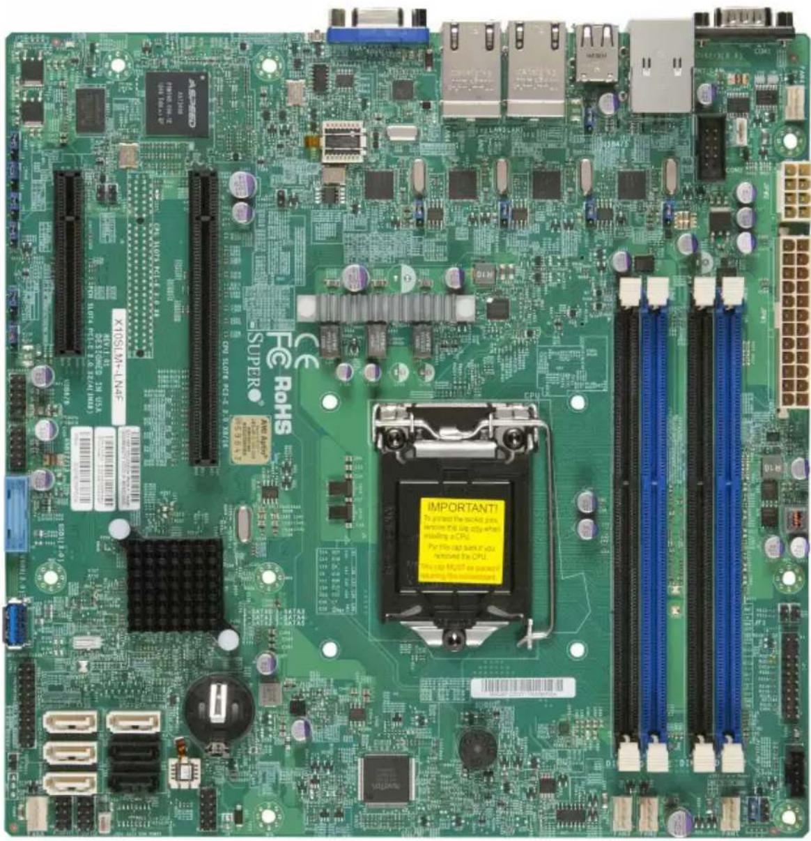 Supermicro X10SLM+-F - SX10SLM+-LN4F Motherboard Series Image - 1