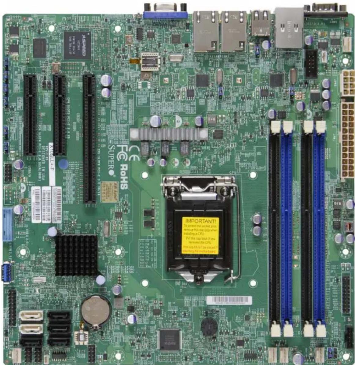 Supermicro X10SLM+-F - SX10SLM+-F/X10SLL+-F Motherboard Series Image - 1