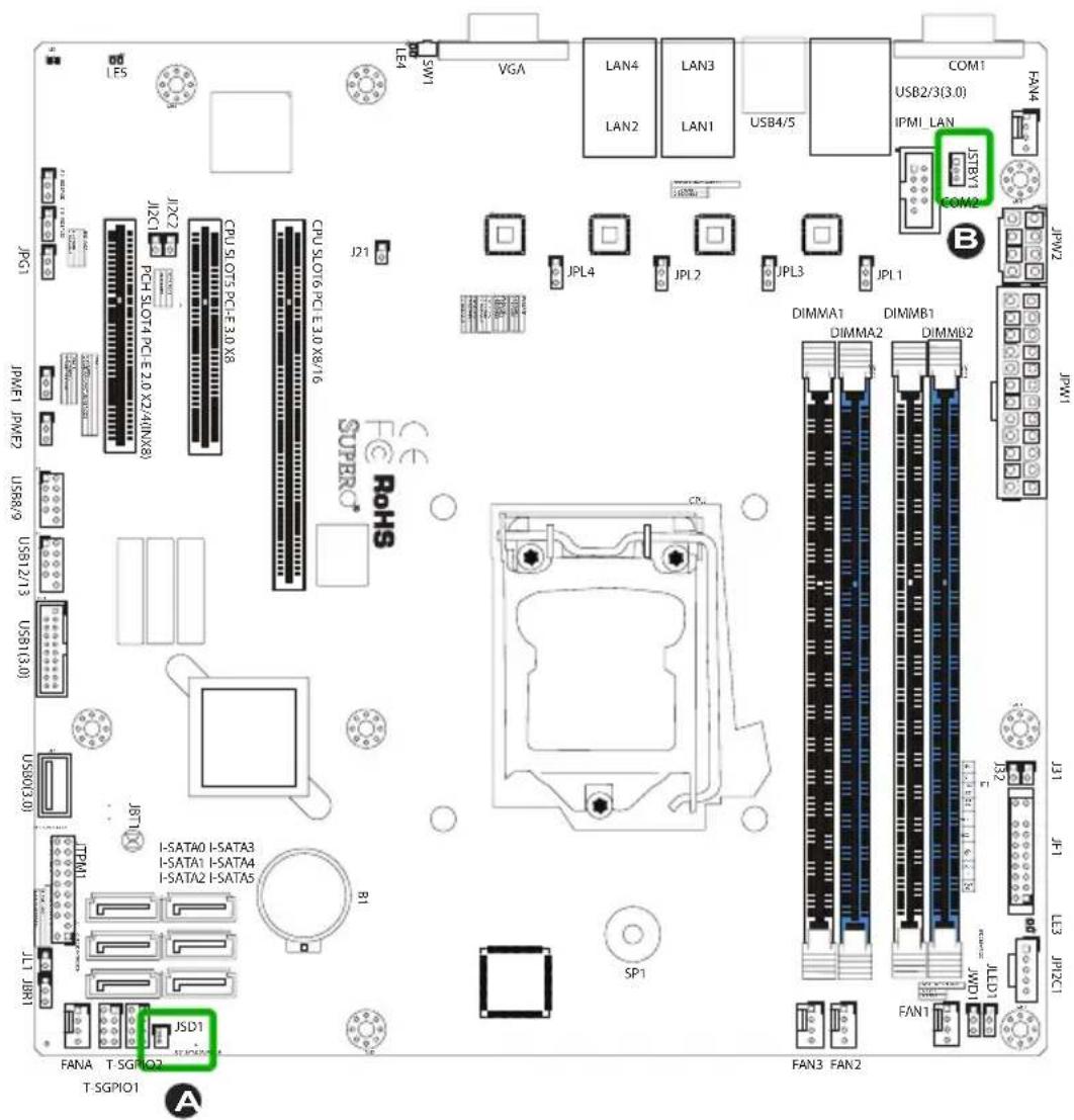 Supermicro X10SLL+-F - Standby Power Header - 1