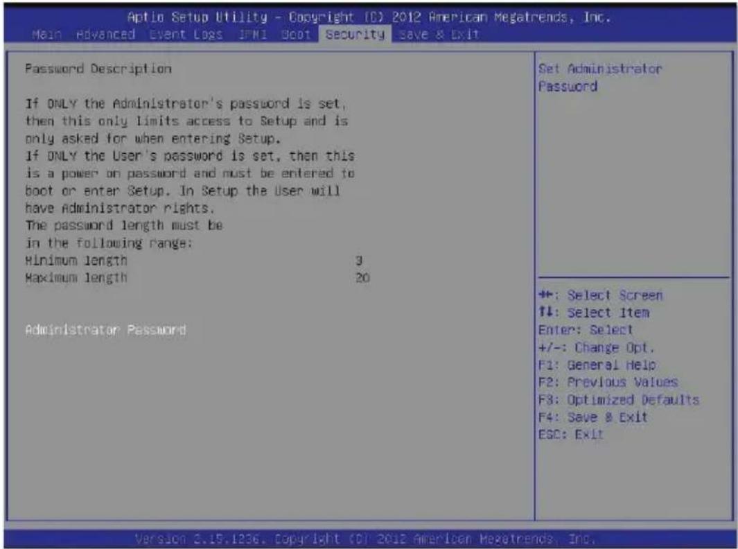 Supermicro X10SLL+-F - 4-7 Security Settings - 1