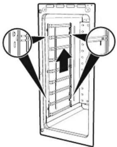 SMEG BM93IP - Removing the side oven racks/trays support frames - 1