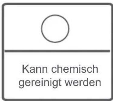 Kann chemisch gereinigt werden
