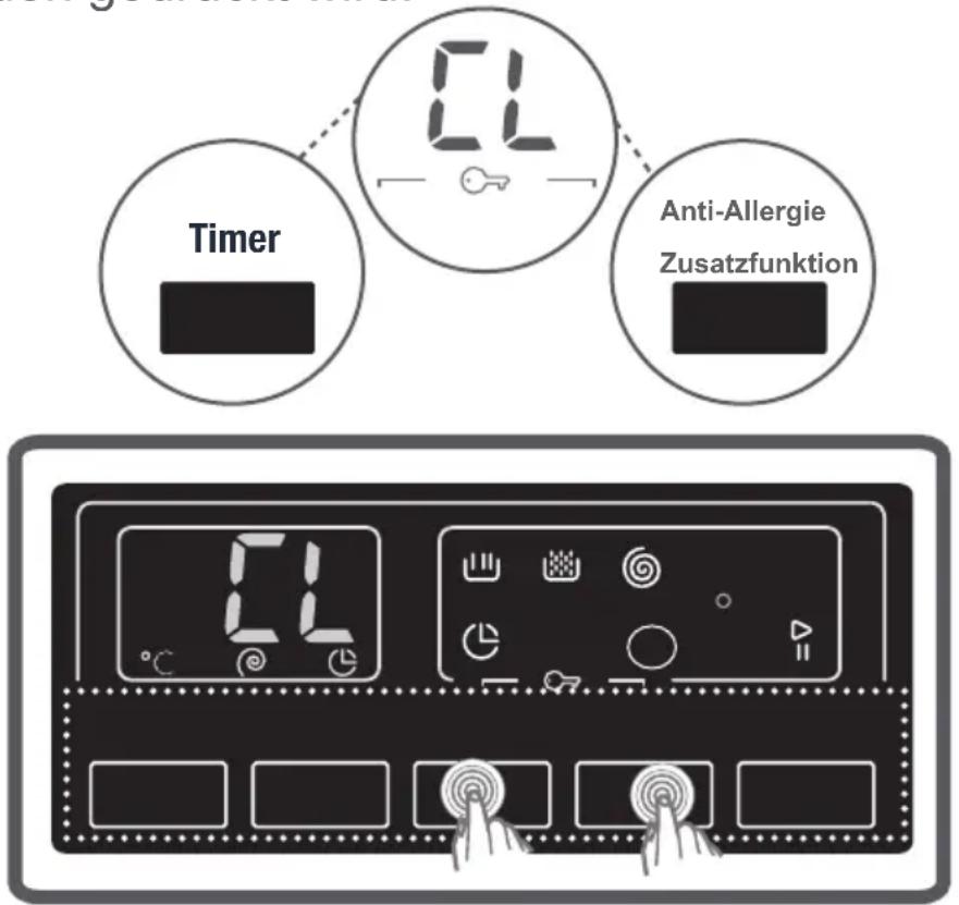 Timer Anti-Allergie Zusatzfunktion