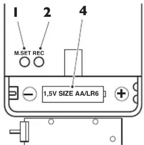 Sempre GT-FBU-01d Uhr - Einsetzen/Auswechseln der Batterie - 1