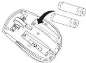 TARGUS AMW58US - Installing the Batteries - 2
