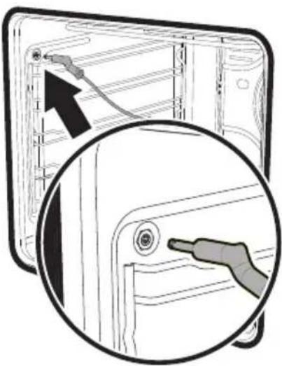 SMEG CPF120IGMPBLD - Hohe Temperatur im Inneren des Backofens während des Gebrauchs Verbrennungsgefahr - 1