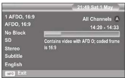 SAMSUNG PS-50Q96HD - Displaying Programme Information - 1