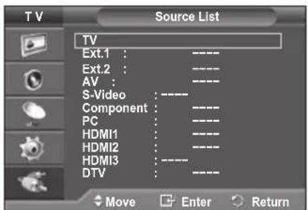 SAMSUNG PS-50Q96HD - Viewing an External Signal Sources - 2