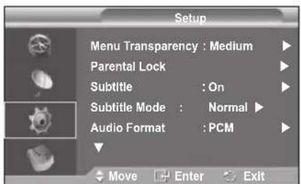 SAMSUNG PS-50Q96HD - Previewing the DTV Menu System - 11