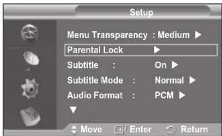 SAMSUNG PS-50Q96HD - Parental Lock - 1