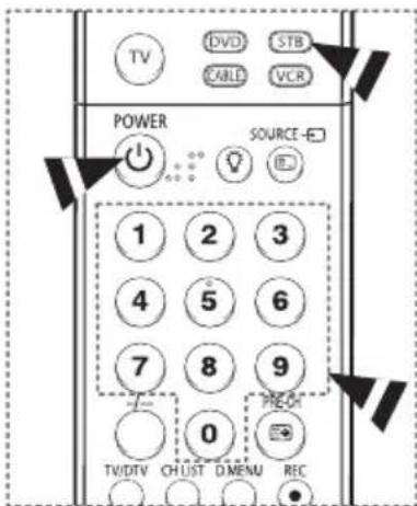 SAMSUNG PS-50Q96HD - Setting Up the Remote to Operate Your DVD - 2