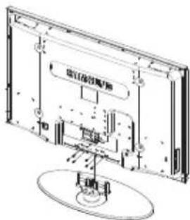 SAMSUNG PS-50Q96HD - How to assemble the Stand-Base (depending on the model) - 1