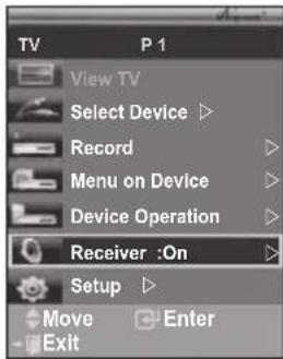 SAMSUNG PS-50Q96HD - Listening through a Receiver - 1