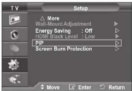 SAMSUNG PS-50Q96HD - Viewing the Picture in Picture (PIP) - 1